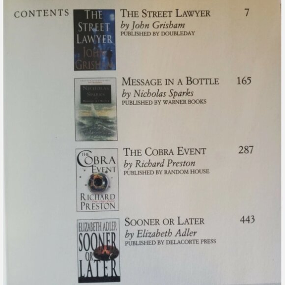 Hardcover Novel Collection, "Readers Digest, Select Editions" 4 books in 1! - Picture 2 of 6